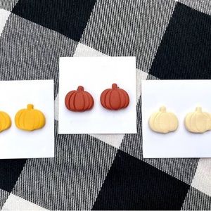 Clay Pumpkin lightweight studs